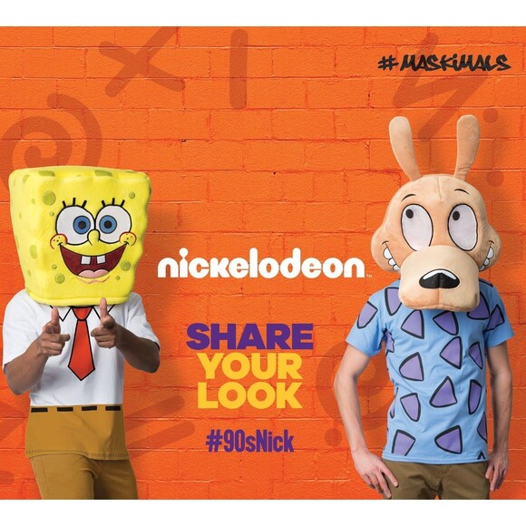 Rocko's Modern Life Nickelodeon Plush Big Greeter Heads Costume Head - Picture 13 of 13